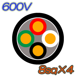 CV8sq×4C　100m