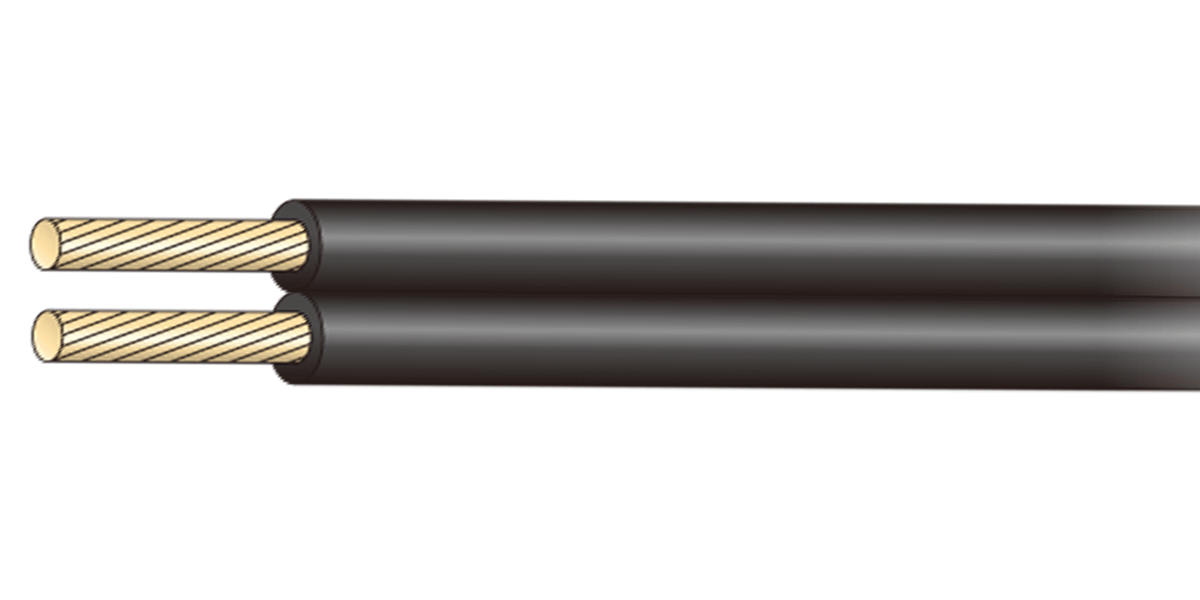 JAPPY ビニル平形コード ＶＦＦ　１．２５ｓｑ　黒　ボビンＫ　ＪＢ