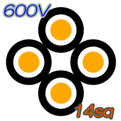 600V CVQ 14sq  50m