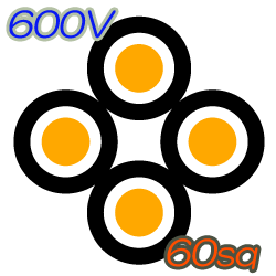 600V CVQ 60sq  100m
